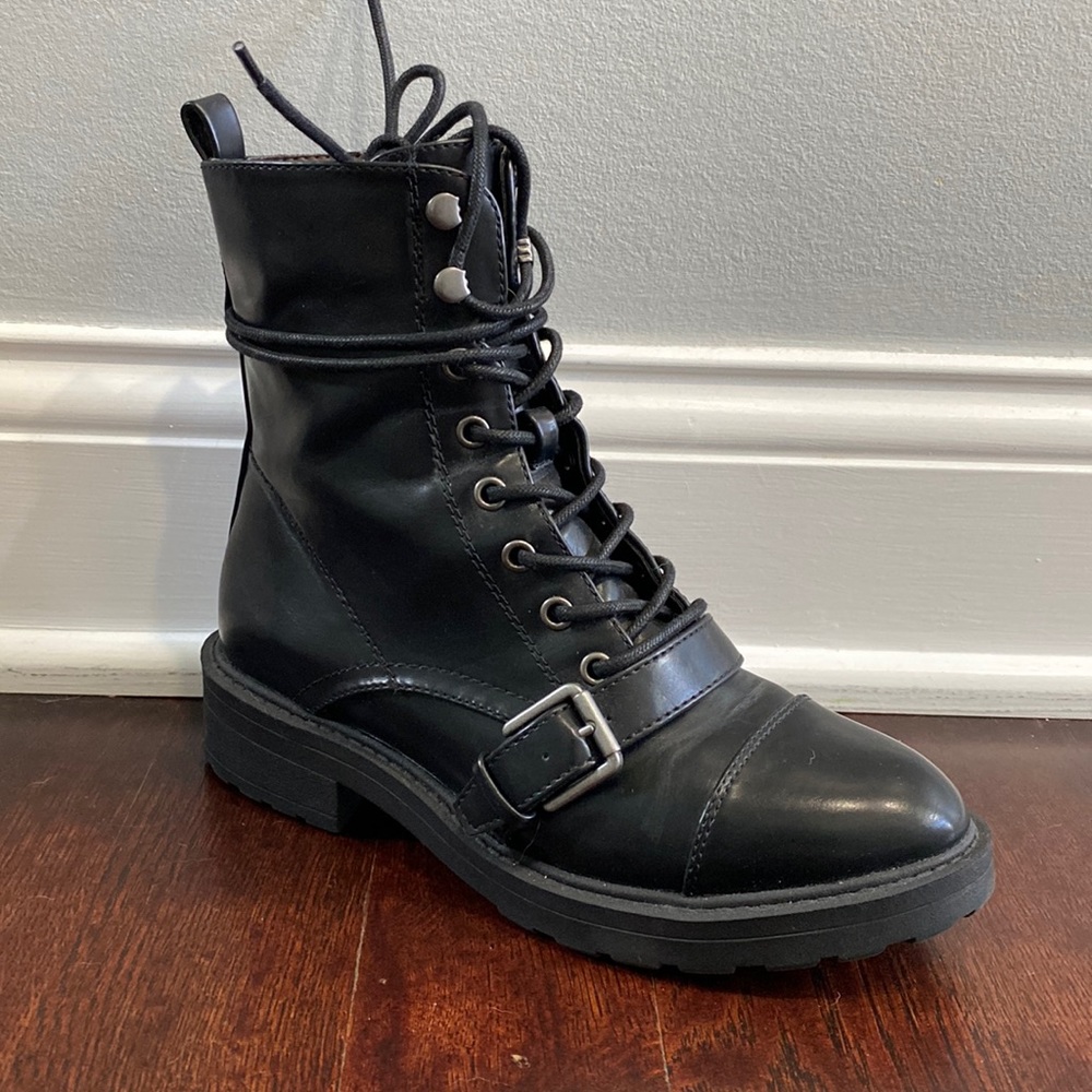 White Mountain Combat Boots